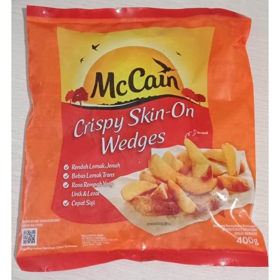 Jual Kentang Mccain Crispy Skin On Wedges Gr Shopee Indonesia