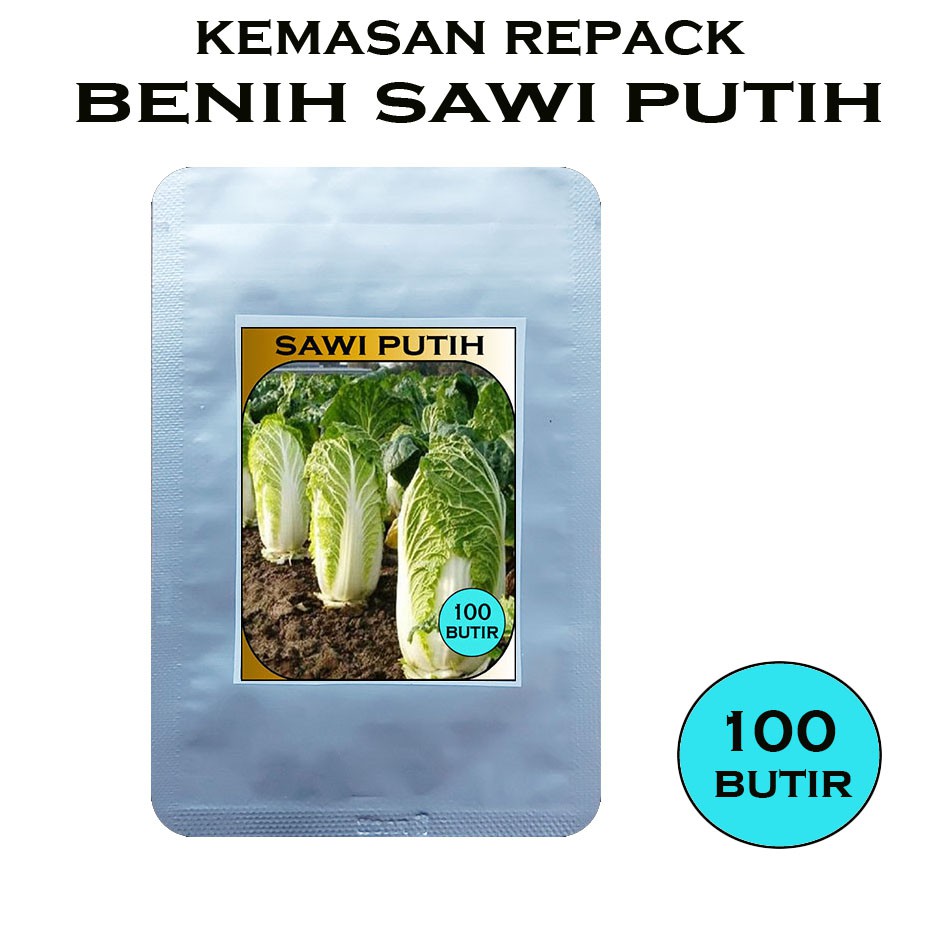 Jual Benih Sawi Putih Kemasan Repack Isi 100 Butir Shopee Indonesia