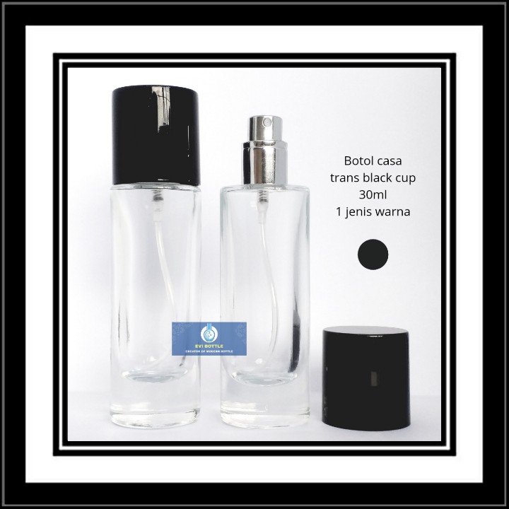 Jual Botol Parfum Casa Trans Black Cup Ml Lusin Shopee Indonesia