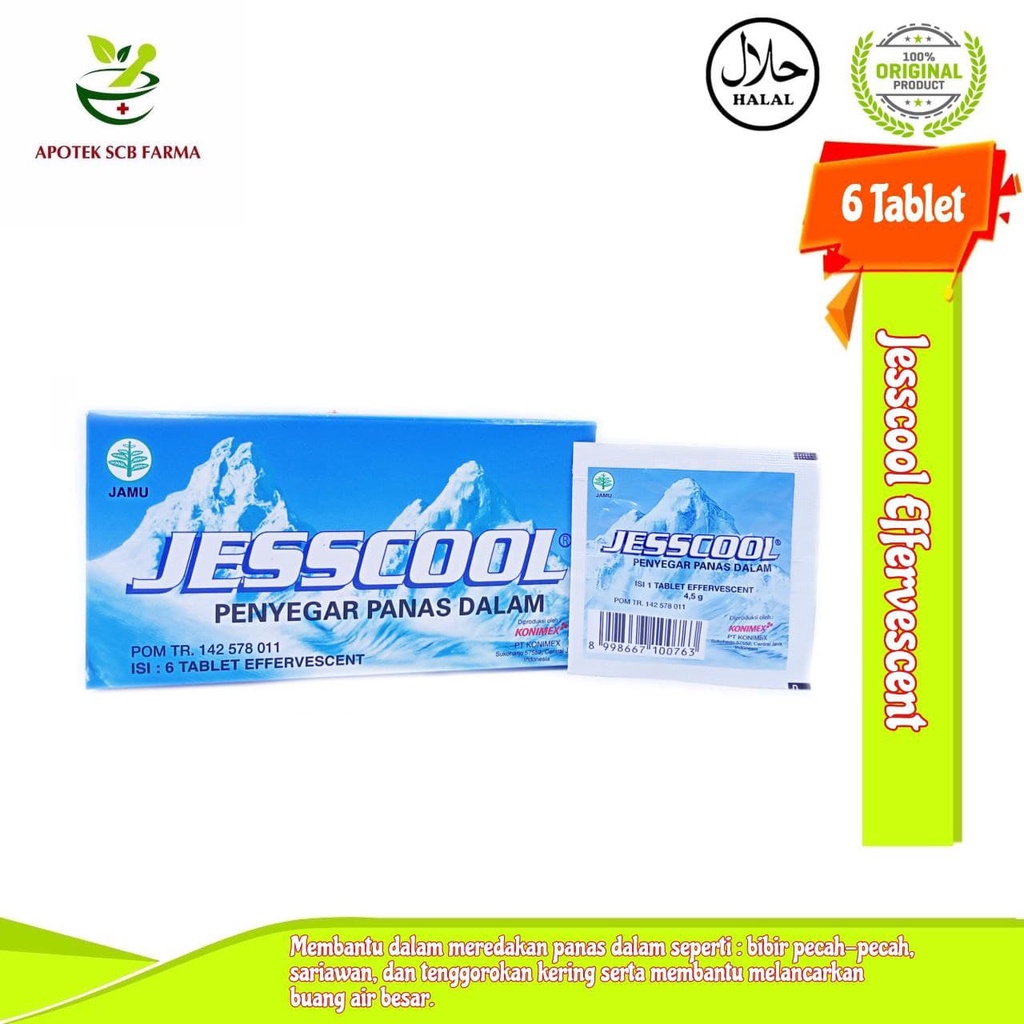 Jual Jesscool Effervescent - Untuk membantu meredakan panas dalam ...