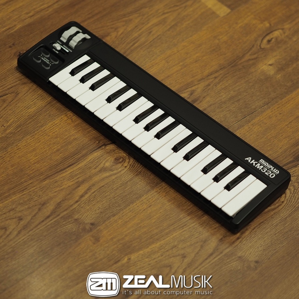 Jual MIDIPLUS AKM320 USB Keyboard MIDI Controller 32 Keys Mini Zeal