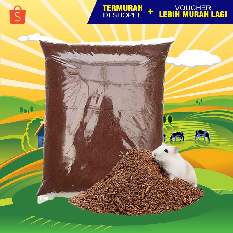 Jual COCOPEAT 1 KG Coco Peat Coco Bedding Alas Kandang Hamster