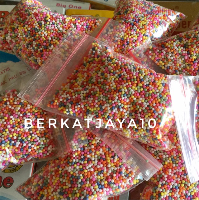 Jual SPRINKLE Repack 100 Gram Spikel Trimit Permen Gula Warna Warni ...