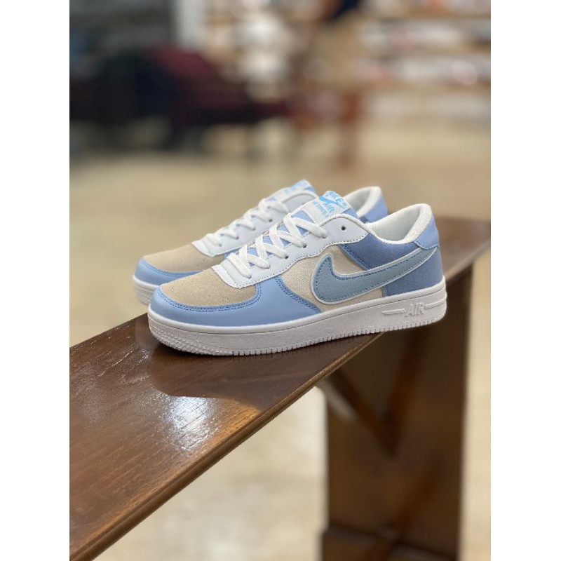 Nike air force one hotsell blue gale