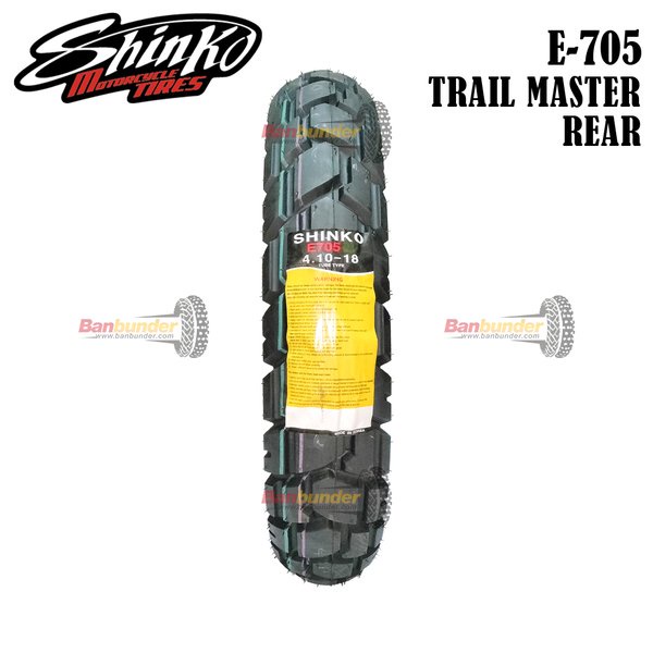 Jual SHINKO 4.10-18 E705 TRAIL MASTER - ADVENTURE TOURING | Shopee ...