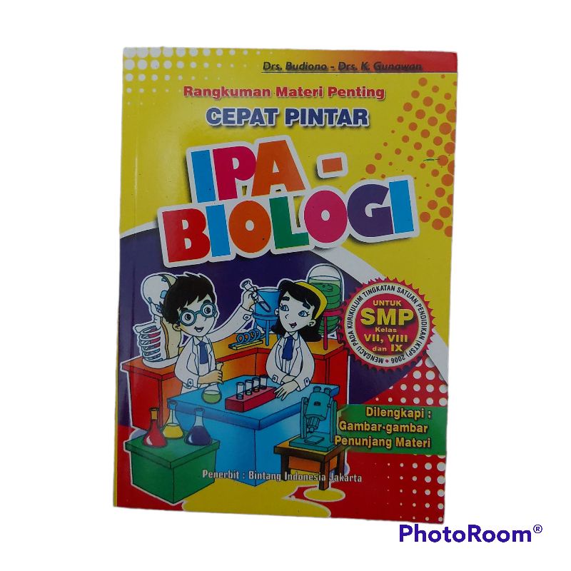 Jual Buku Rangkuman Materi Penting IPA - BIOLOGI Untuk SMP (BI ...