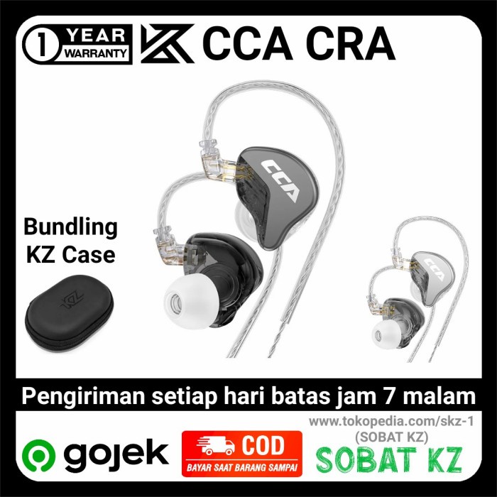 Jual CCA CRA in ear monitor alternative cca nra kz zex pro | Shopee ...
