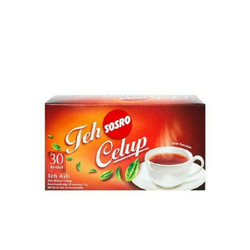 Jual Teh Celup Sosro kotak isi 30pcs | Shopee Indonesia