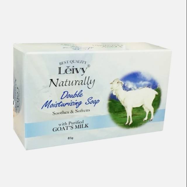 LEIVY SABUN BATANG DOUBLE MOISTURIZING BAR SOAP 85 GRAM ORIGINAL BPOM - SABUN BATANG LEIVY