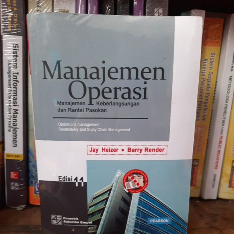 Jual PROMO BUKU MANAJEMEN OPERASI manajemen keberlangsungan dan rantai ...