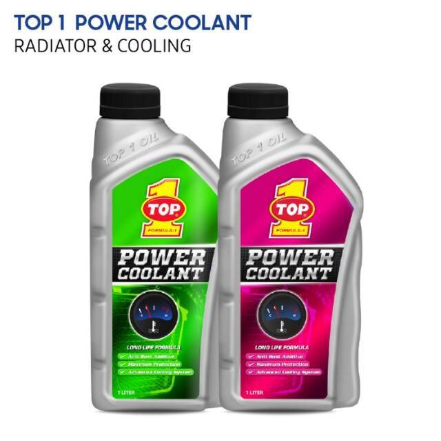 Jual AIR RADIATOR COOLANT TOP ONE 1 LITER | Shopee Indonesia