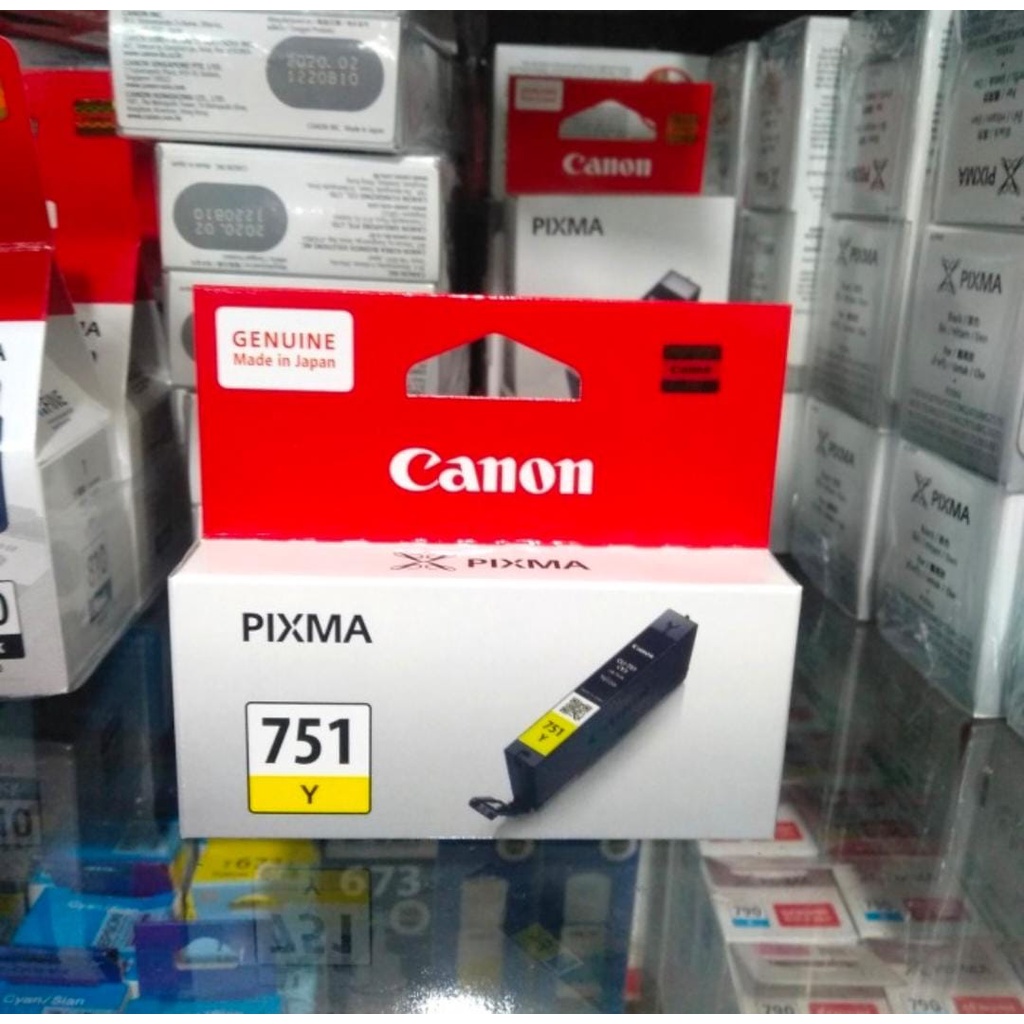 Jual Tinta Cartridge Canon 751 PGBK/BK/C/M/Y | Shopee Indonesia