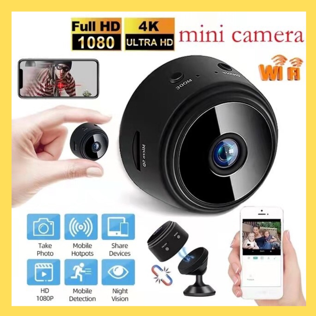 Jual Kamera CCTV Rumah Kantor Kamar Mini Kecil WIfi Pantau Tersembunyi ...