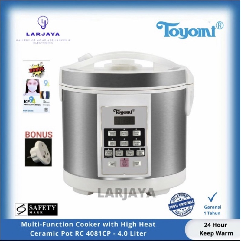 Jual Toyomi Multi Function Cooker Liter Rc Cp High Heat Cetamic