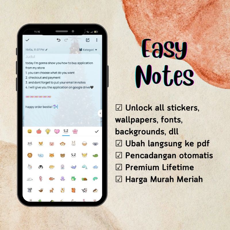 Jual EASY NOTES PREMIUM LIFETIME BACA DESKRIPSI APK EASY NOTES