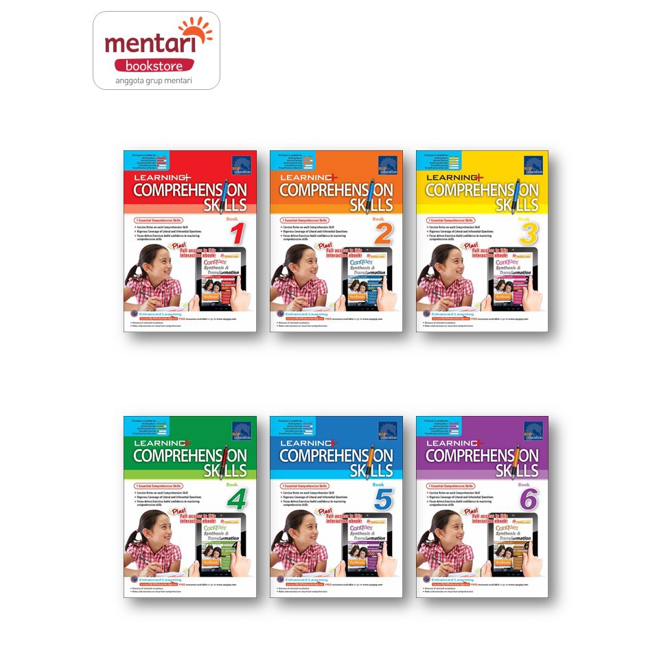 Jual Learning Comprehension Skills Book + YooBook | Shopee Indonesia