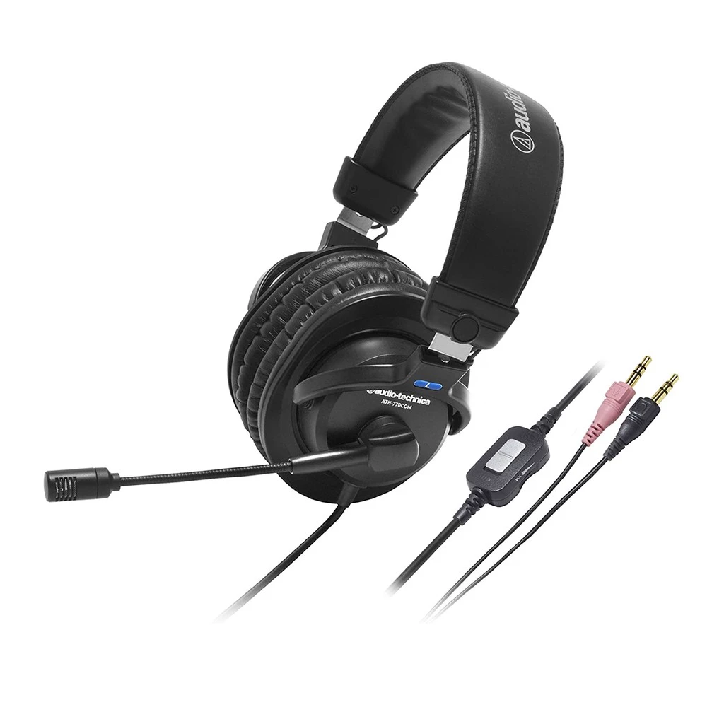 Audio-Technica ATH-770XCOM Stereo Headset - Hitam