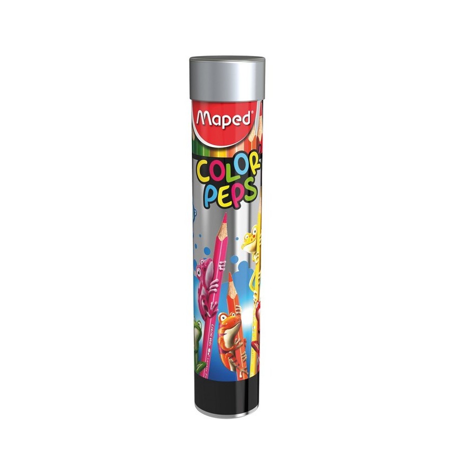 Jual Maped 12 Color Peps with metal tube | Shopee Indonesia