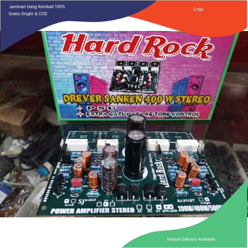 Jual Driver Power 400 watt stereo Lengkap power suply + extra suply