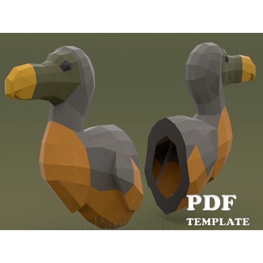 Jual Low Poly Dodo bird Papercraft | Shopee Indonesia