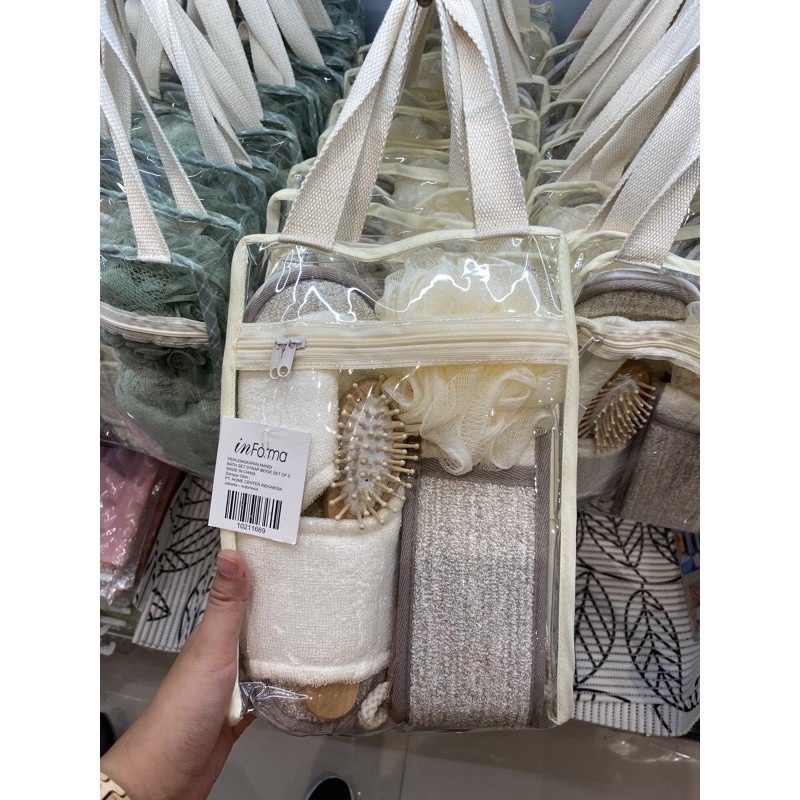 Jual INFORMA BATH SET HAMPERS SLIPPER (PERALATAN MANDI INFORMA 1 SET ...
