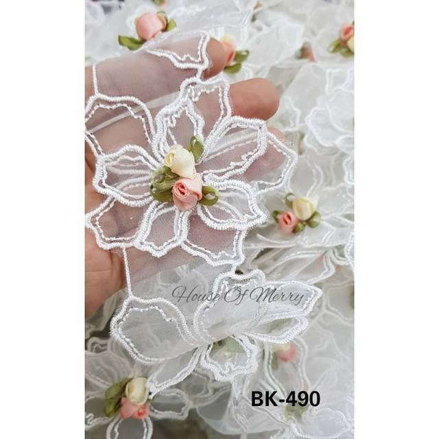 Jual Renda Bunga Organdi | Shopee Indonesia