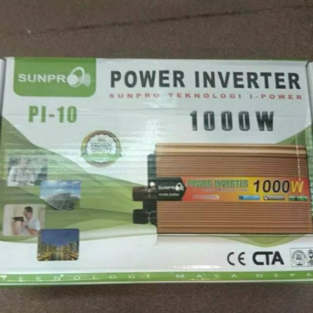 Jual Power Inverter SUNPRO 1000W PI 1000 Watt MURAH | Shopee Indonesia