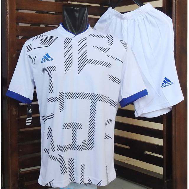 Jual Jersey Setelan Futsal Adidas/ Seragam Kaos Olahraga/ Kostum Baju