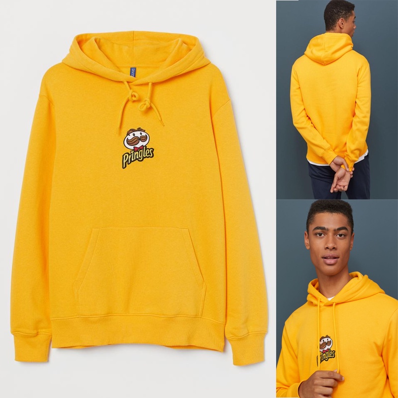 Jual H M PRINGLES YELLOW HOODIE Shopee Indonesia