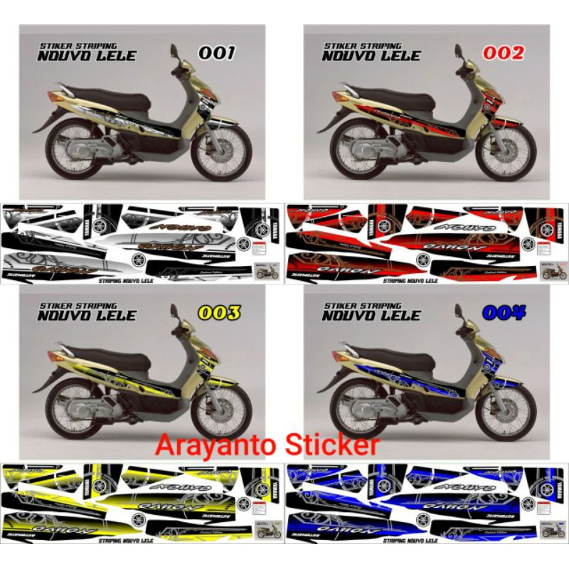 Jual Stiker Motor Sticker Decal Striping Nouvo Lele Variasi Thailook