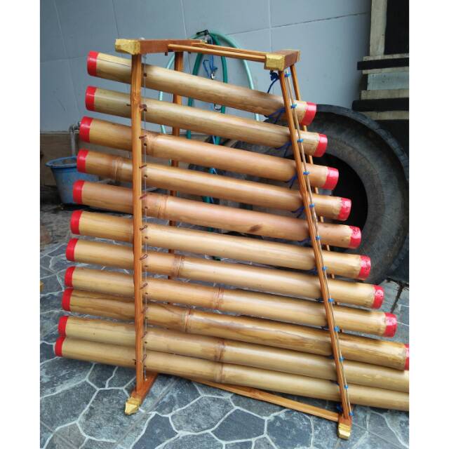 Jual Alat Musik Rindik Bambu Tradisional Bali 3 | Shopee Indonesia