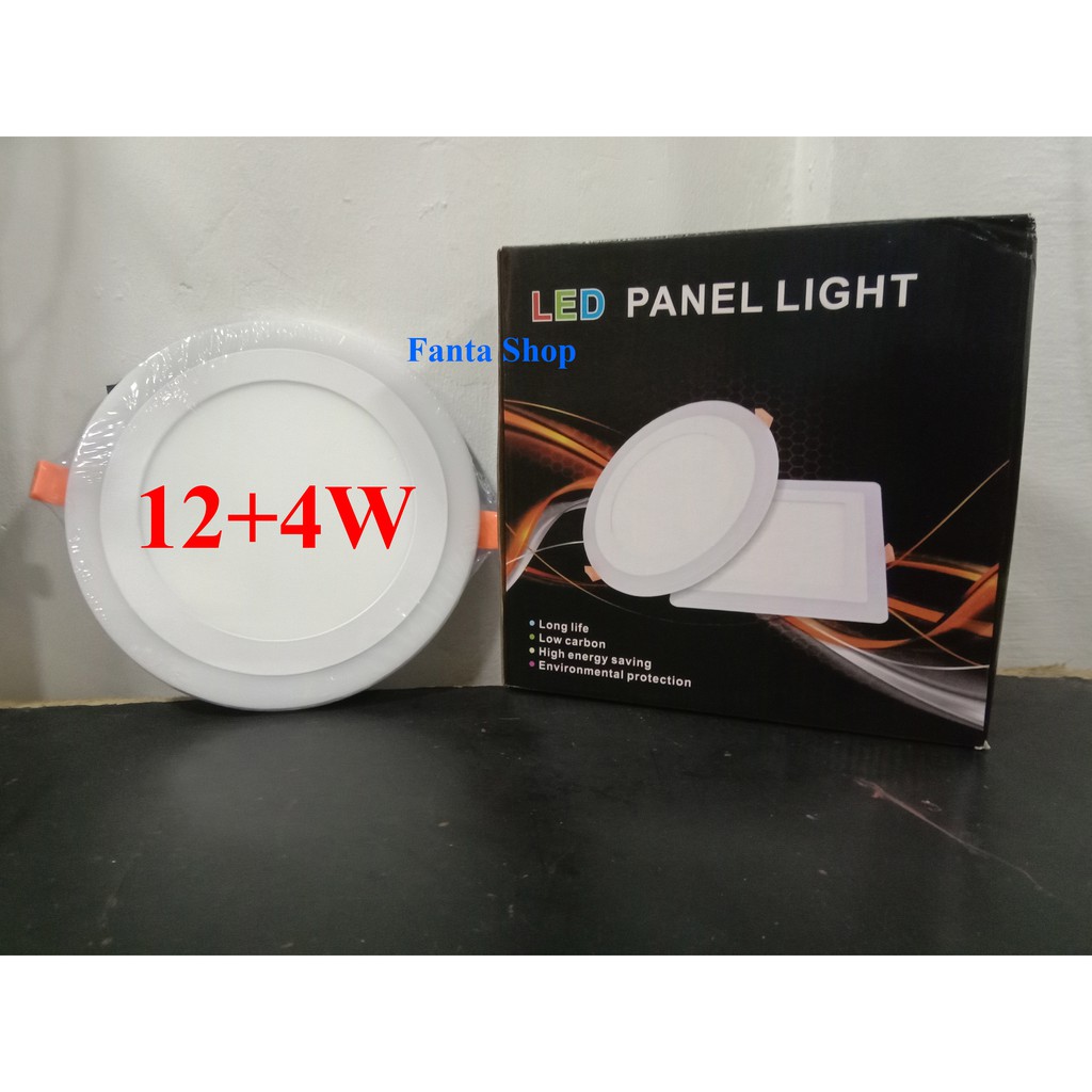 Jual Lampu Panel LED Bulat Dua Warna White+Blue 12+4W Tanjungpinang ...