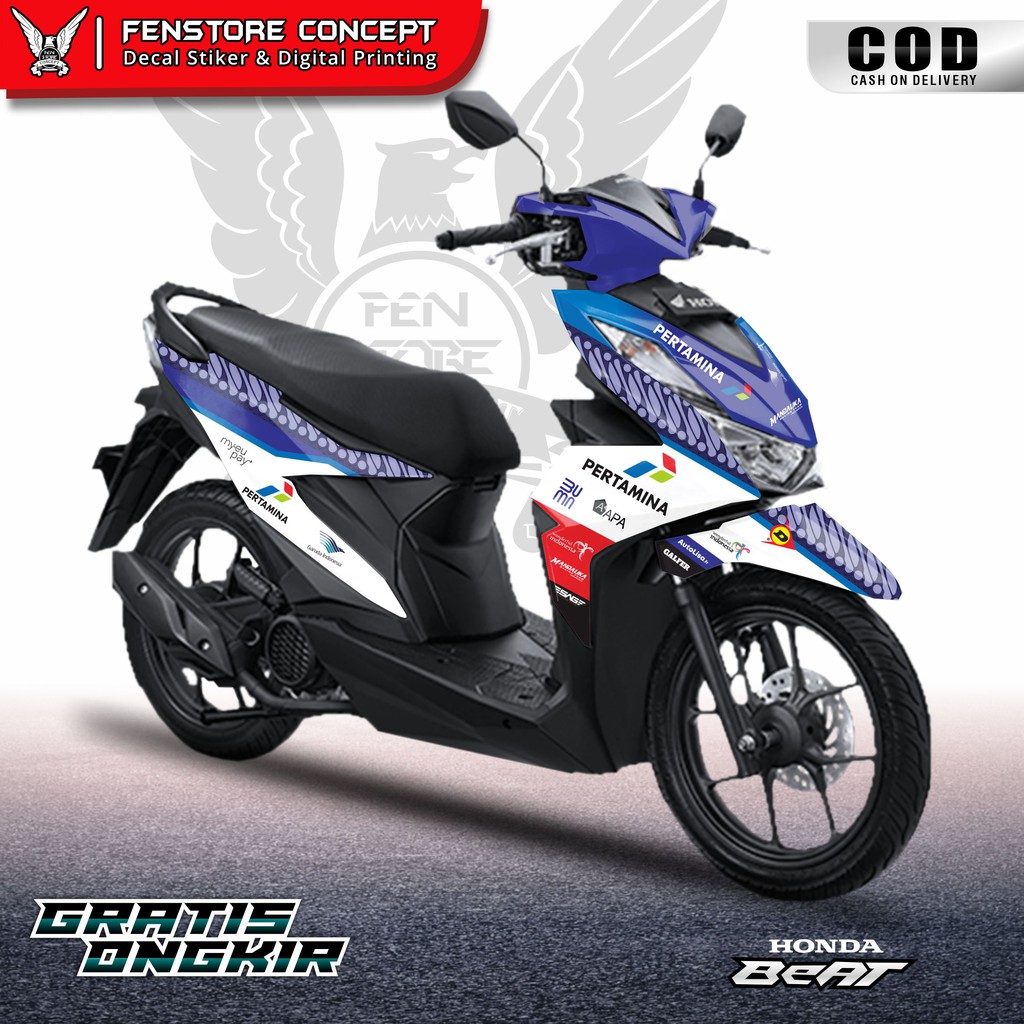 Jual Stiker Striping Decal Honda Beat New 2020 Fullbody Variasi