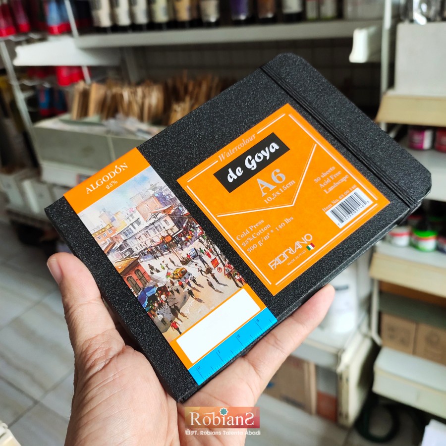 Dicke Handgemachte A5 Größe Aquarellpapier mit Büttenrand - 15x21 cm - 300 GSM - Premium Weißes