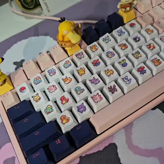 Jual Pokemon Keycaps Mechanical Keyboard, Artisan custom keycap ...
