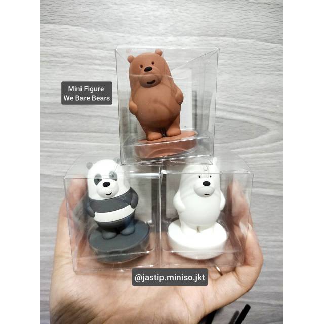 We bare bears action hot sale figures