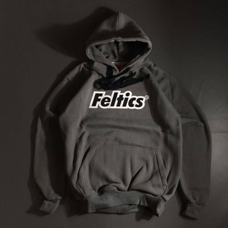 Jual Jaket Hoodie Feltics Teks Casuality Production Shopee Indonesia