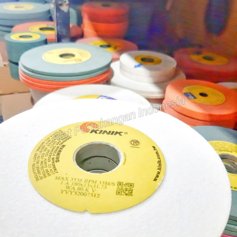 Jual KINIK Batu Gerinda Duduk Asah Pisau dll 7 inch 180 x 6 x 31,75 mm ...