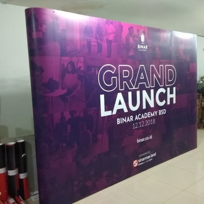 Jual BACKWALL / BACKDROP PORTABLE DISPLAY MODULE 3X4 POLOS TANPA CETAK ...