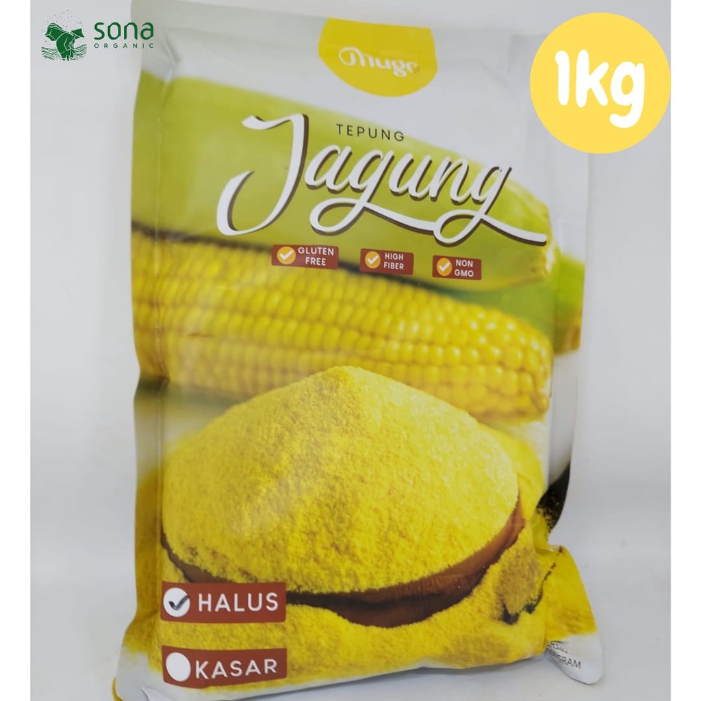 Jual Tepung Jagung Halus 1kg Mugo Polenta Corn Meal Halus Non Gmo Shopee Indonesia