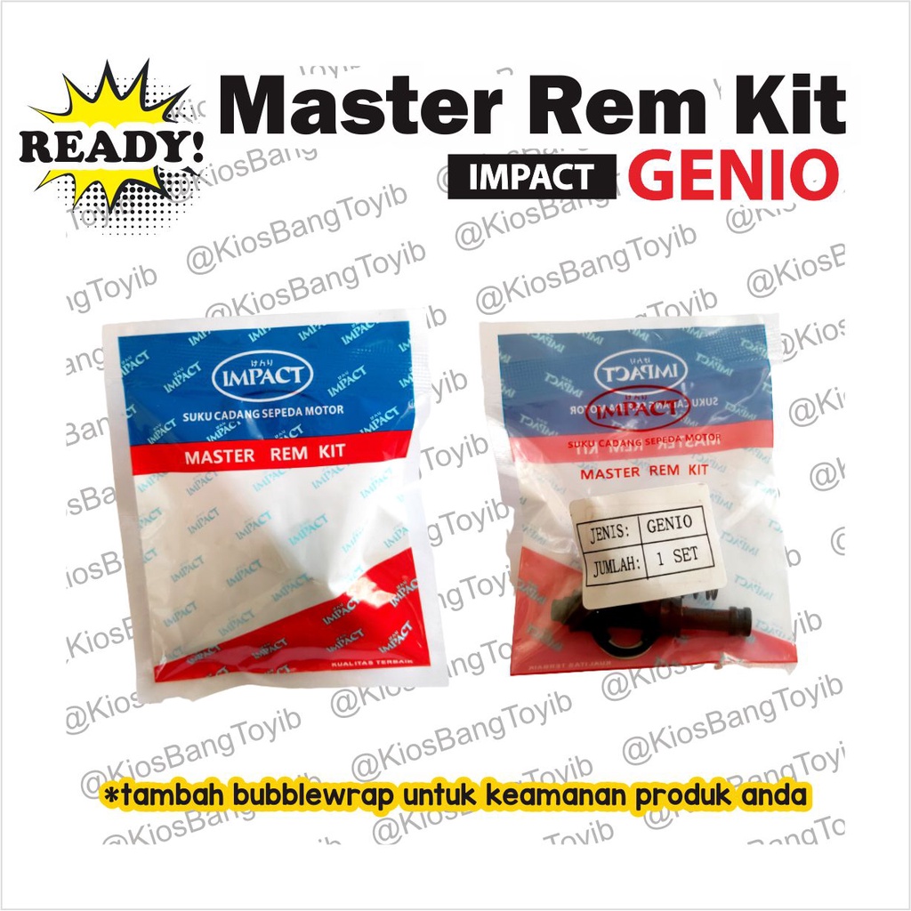 Jual Seal Master Rem Kit/Cylinder Set Master Honda Genio (IMPACT ...