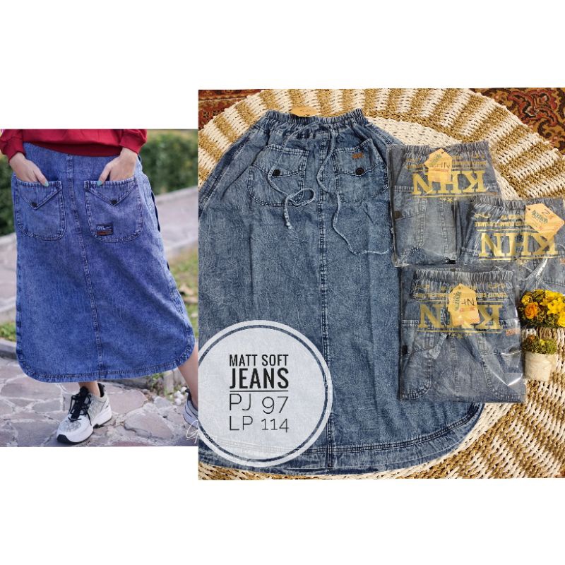 Jual rok jeans khn terbaru | Shopee Indonesia