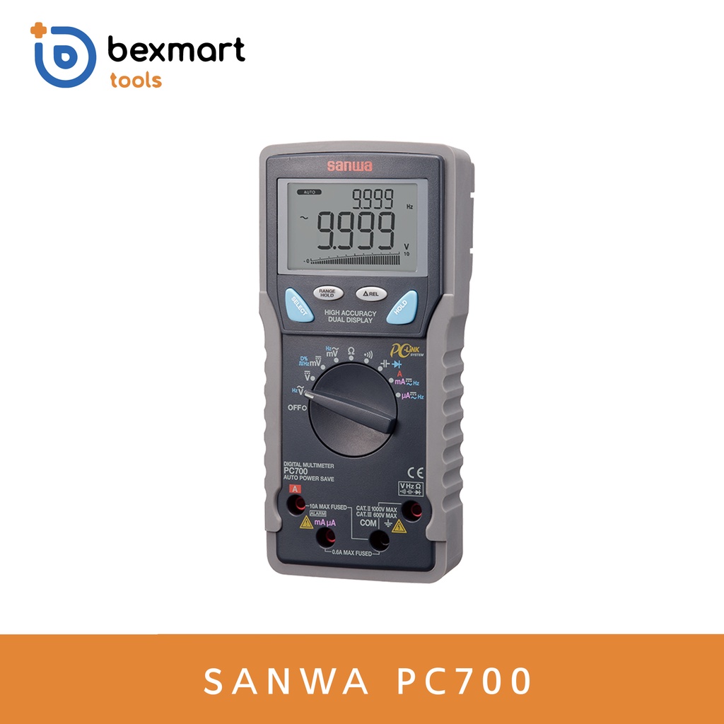 Jual Digital Multimeter Multitester SANWA PC700 / PC 700 | Shopee Indonesia