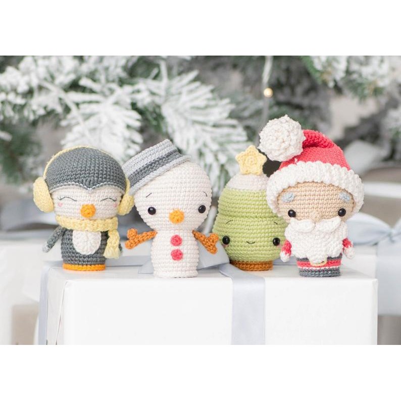 Jual boneka rajut amigurumi set natal 1 | Shopee Indonesia