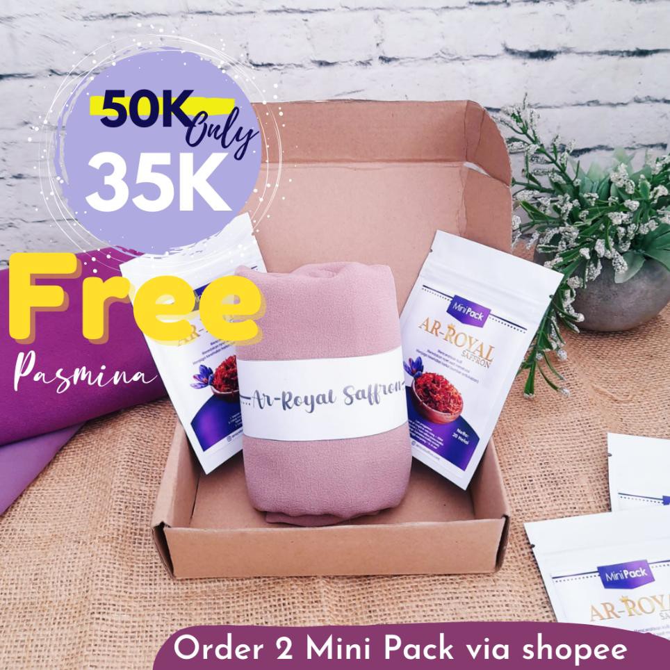 Jual PAKET BUNDLE 2PCS MINI PACK (+ FREE PASHMINA) | Shopee Indonesia