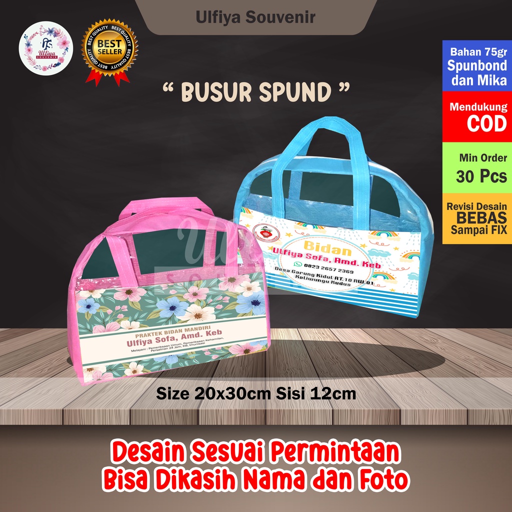 Jual Perlengkapan Persalinan Tas Partus Persalinan Murah Bisa Custom Nama Dan Foto Pink Biru Dll 0057