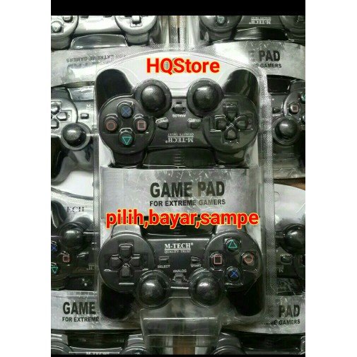 Jual Jual Stik Pc Dan Laptop Joystick Gamepad Double Hitam M Tech Beli