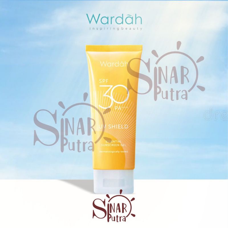 Jual WARDAH SPF 30 PA+++ UV SHIELD ESSENTIAL SUNSCREEN GEL 40 ML ...