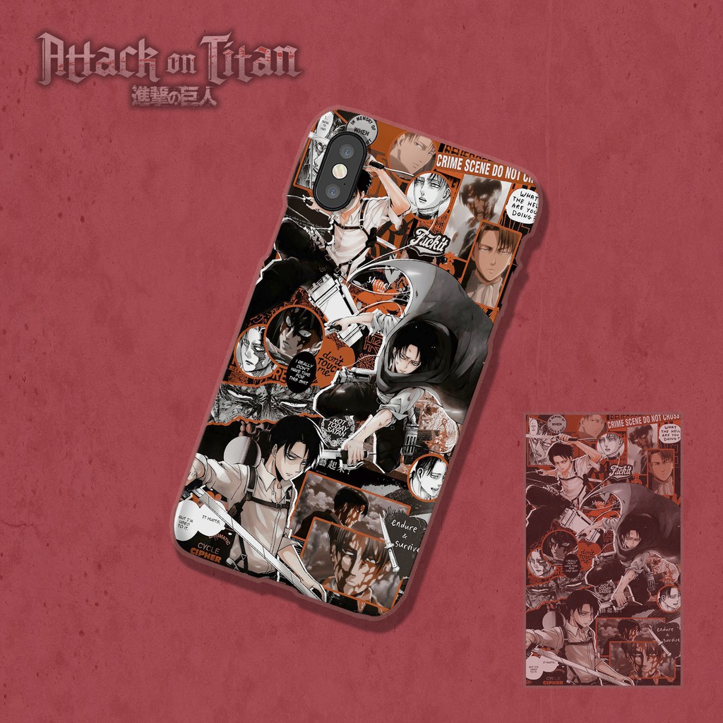 Jual Custom Case Casing Anime Attack On Titan Shingeki No Kyojin