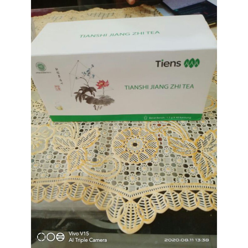 Jual Teh Pelangsing Jiang Zhi Tea Tiens (1 Box isi 40 Sachet) | Shopee ...